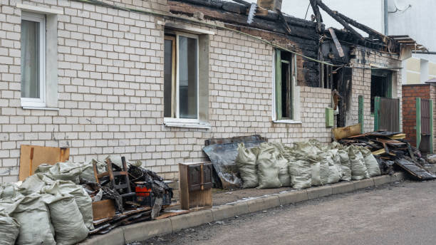 Professional Fire Damage Removal technician working in Youngtown, AZ